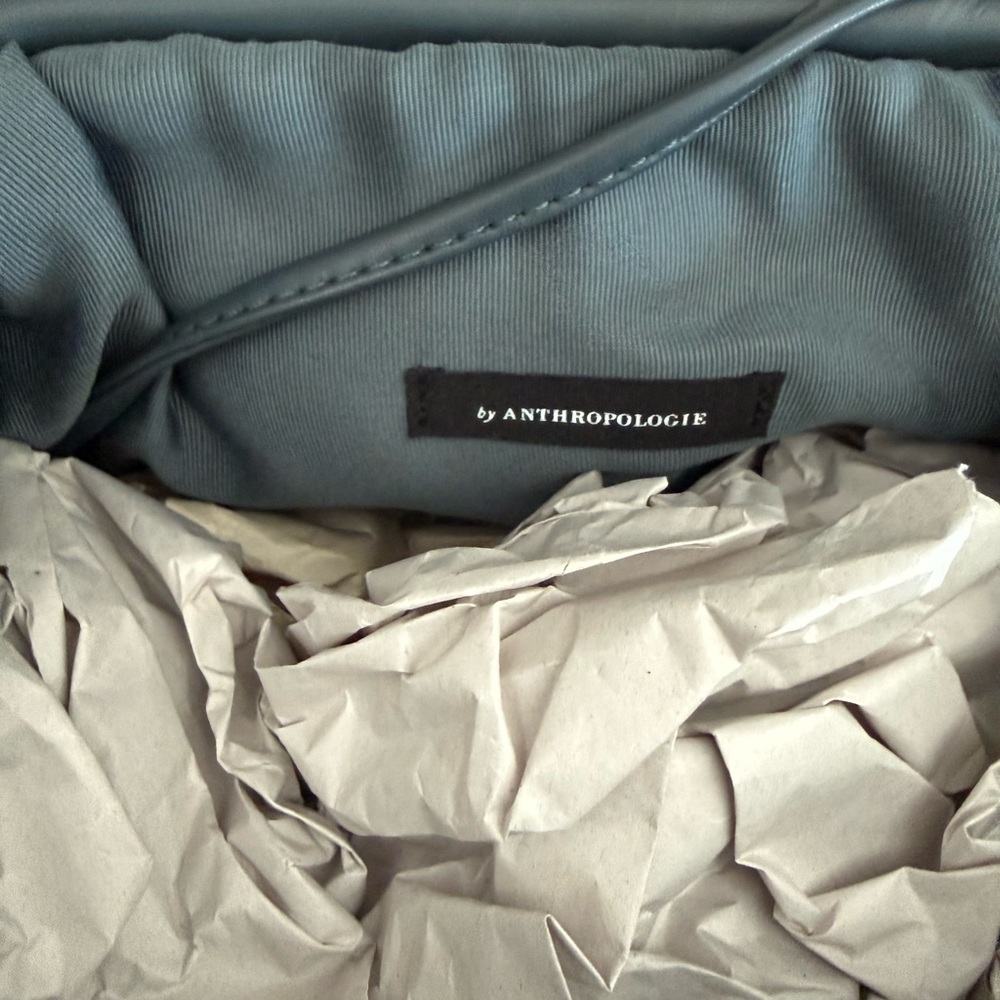 Anthropologie Woven Clutch in Slate Blue - Picture 4 of 5